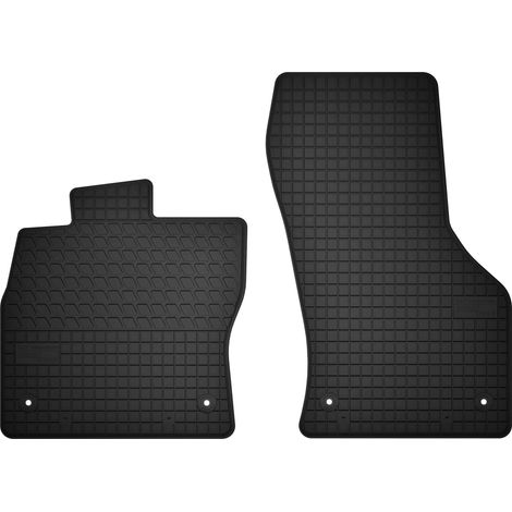 Tapis de sol avant en caoutchouc pour : Volkswagen Tiguan II crossover (de 2016 à 2024)