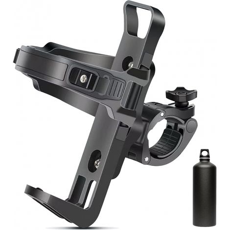 Porte Gobelet Vélo, Porte Bouteille Eau Vélo, Porte Bidons Durables Vélo, Vélo Support Bouteille, Support Gourde Velo, Porte Gourde VTT, Adapté aux Vélos, Motos, Vélos de Route, Poussettes (1/5)