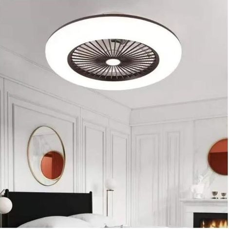 Ventilateur de plafond avec lumière 36W 60cm télécommande (1/3)