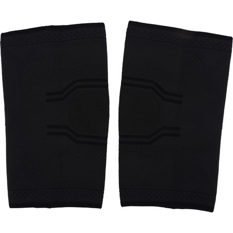 Genouillère De Sport Élastique Respirante - Support 3D Pour Genou - Protection Articulaire Basket Gym - Taille S Noir (1/5)