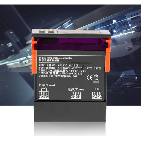 Régulateur de température numérique 30A MH1230A AC220V pour réfrigération et chauffage (1/5)