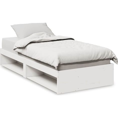 Maison Exclusive - Diván sin colchón blanco 75x190 cm madera maci