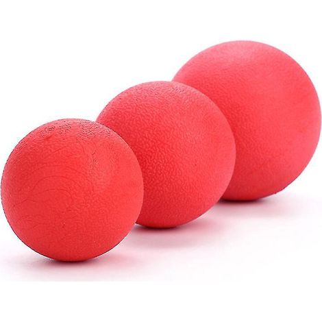 Lot de 3 balles en caoutchouc pour chien (1/3)