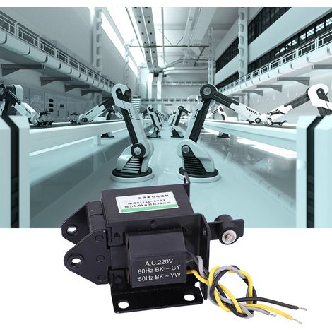 MQ8(SA)-3702 Wechselstrom-Zugmagnet, Elektromagnet, 220 V Wechselstrom, 49 N, Hub 20 mm (1/5)