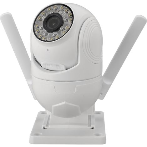 Caméra de sécurité intelligente 2 MP 1080p avec suivi IA, rotation horizontale à 350° et verticale à 90°, vision nocturne jusqu'à 10 m, télécommande, sans fil, pour la maison et les magasins, prise UE (1/5)