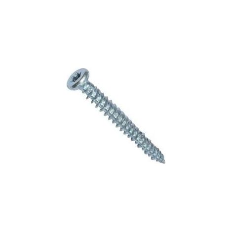 Lot de 100 Vis d'ancrage direct pour béton Ø7.5x62mm tête fraisée conique - à empreint étoile T30 - fixation directe sans cheville (1/4)