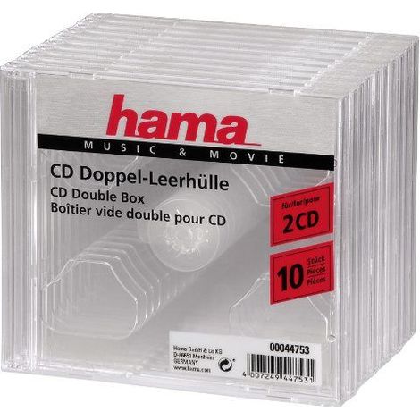 Hama CD doppia scatola traspirante confezione da 10 (1/5)
