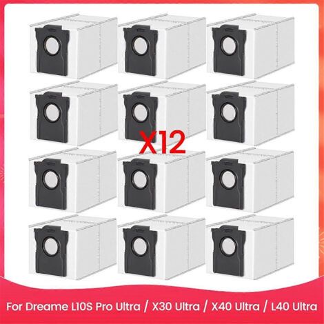Sacs d'aspirateur pour aspirateur Dreame L10S Pro Ultra / X30 Ultra / X40 Ultra / L40 Ultra (r��paration)