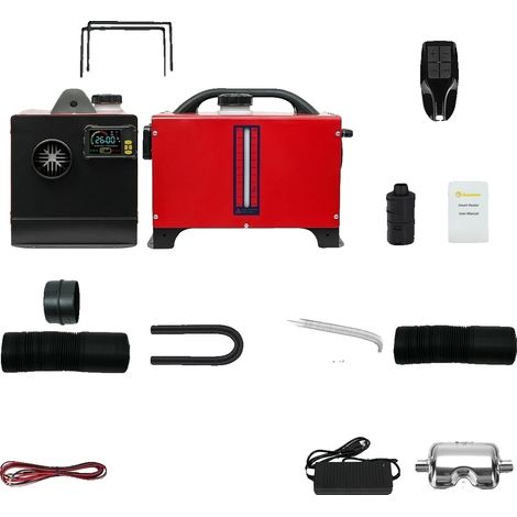 Chauffage au diesel, Contrôle Bluetooth, Design compact, 8KW 12V 24V 220V (1/2)