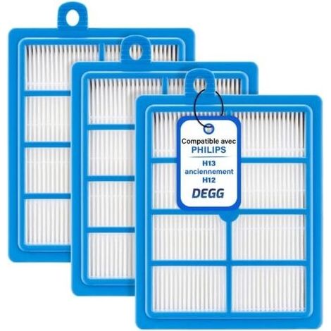 3 - Filtre HEPA H13 - Accessoire aspirateur - Compatible Philips Electrolux Aeg Tornado - Filtration allergènes poussière - Pour Performer Power Pro Jetmaxx - Blanc - 20x15x5cm (1/5)