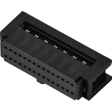 TRU COMPONENTS TC-13537800 Pfosten-Steckverbinder mit Zugentlastung Rastermaß: 1.27 mm Polzahl Gesam (1/4)
