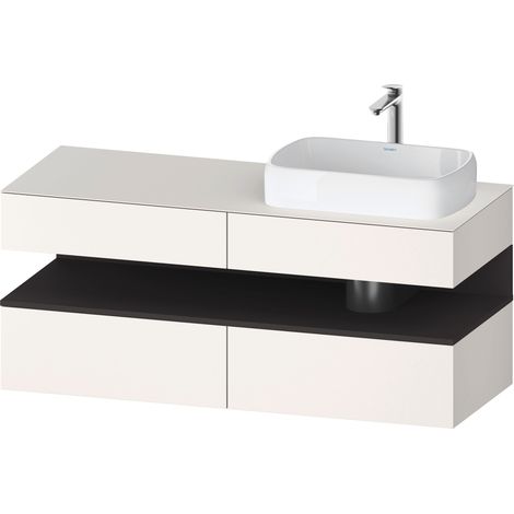 Duravit Collection One Meuble sous-vasque sur console, 2 tiroirs,
