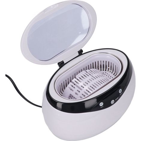 650 ml Ultraschallreiniger (40 kHz) für Schmuck, Uhren und Brillen, tragbares Schnellreinigungsgerät, EU-Stecker, 200–240 V, 50 Hz (1/5)