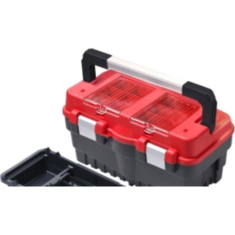 caja porta herramientas profesional con cierre metàlico aluminio expert s500 carbo mejor precio (1/2)
