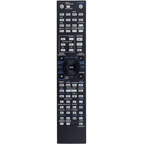 Télécommande de remplacement AXD7613 pour récepteur AV Pioneer SC-LX75 VSX-LX55 SC-09TX AXD7612 AXD7616
