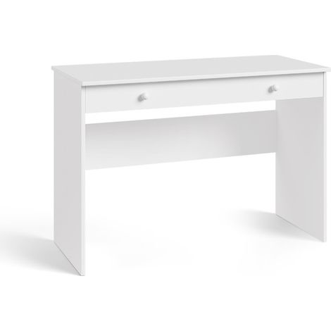 Scrivania BASIC bianca 110 cm con cassetto (1/5)