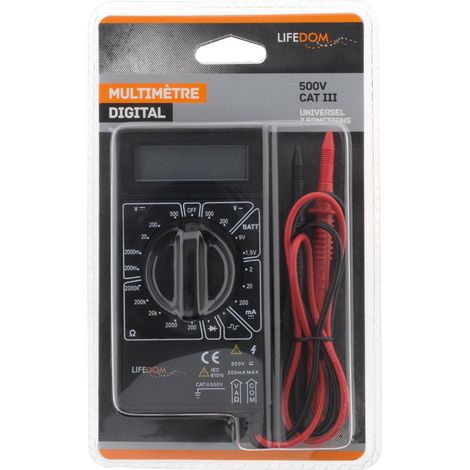 Multimètre Digital Hbf Mesure Précise Multi-fonctions - Hbf (1/5)