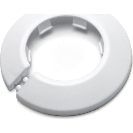 4cm OD PP Plastic Pipe Cover Piece for 40mm PP Plastic Radiator White Water Wall Pipe Decoration (1/5)