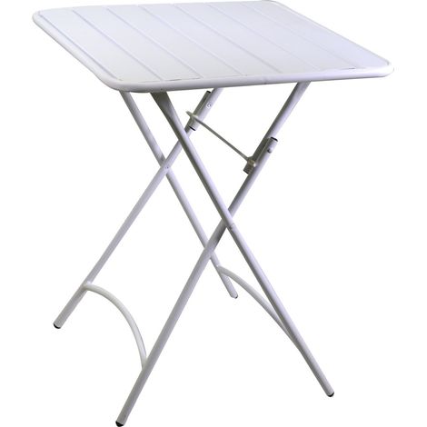 Tavolo pieghevole in Metallo Bianco mod. Rovigo (1/3)