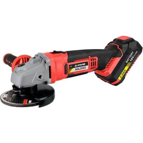 stayer finst amoladora profesional 115ø 2bateria 18v 2ah-agl2022