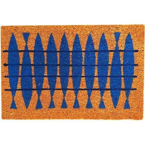Kokosfaser-Fußmatte mit Motiv, 60 x 40 cm, rutschfeste Unterseite (1/5)