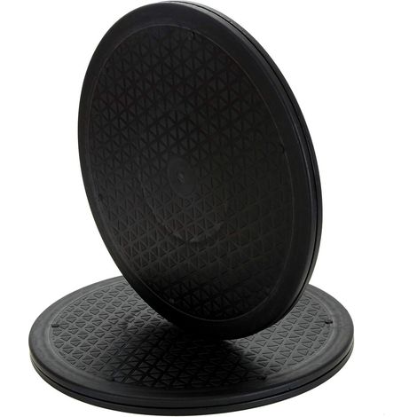 2er-Pack Fitness-Griffpolster für Klimmzüge und Krafttraining, Neopren-Griffe als Alternative zu Handschuhen, für Fitnessstudio, Crossfit und Gewichtheben, Unisex, Schwarz (1/5)
