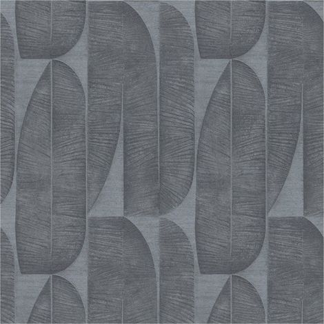 Graphic wallpaper wall Profhome 396584 non-woven wallpaper slightly textured design matt grey anthracite 5.33 m2 (1/5)