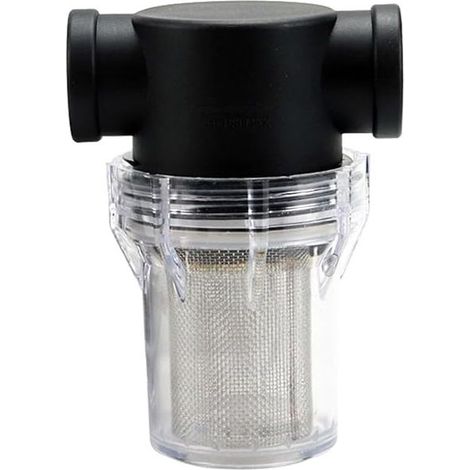 Jardin préfiltré, pompe avec tamis et acier inoxydable 40 mailles, tuyaux de filtre et haut bits, pompe et eau pour arrosage de jardin (1" à 40 mailles)(noir) (1/5)