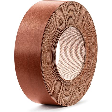 Bande de chant 21mm x 5m en mélaminé thermocollant épaisseur 0,5mm facile à appliquer Bricolage Ruban Panneau Plan de travail Bois, poire