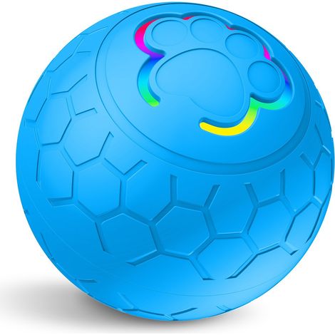 Balle Pour Chat - Interactif Auto-Mouvement 360 Degres - Pour Jeux Intérieurs - Silicone Souple - 1 Piece (1/5)