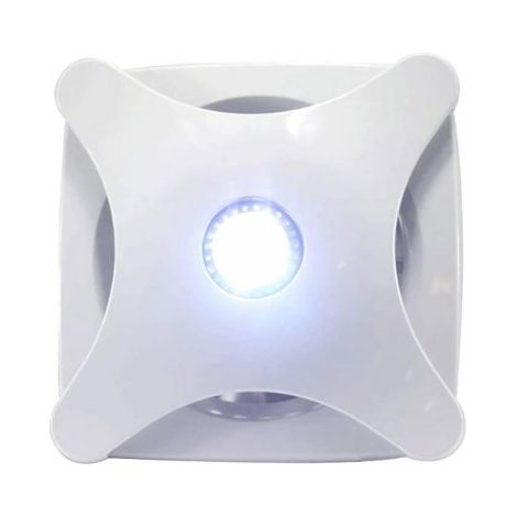 Ventola Aspirazione Bagno Da Muro o Soffitto Piccolo e Potente 171X171mm Foro 100mm Profondità 84,6mm 10W 230V 50Hz 150m³/h 30dB