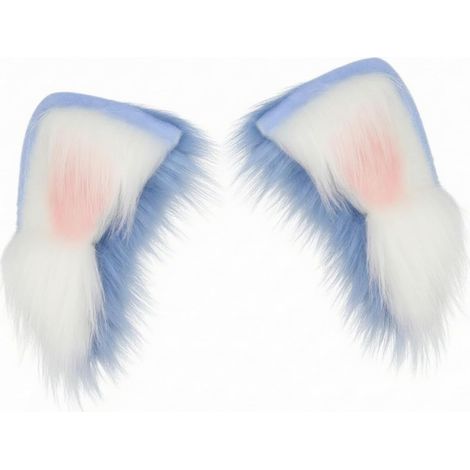 Plush Electric Headband, Comfortable Accessory, for Costume Parties, Cosplayers, Blue (1/5)