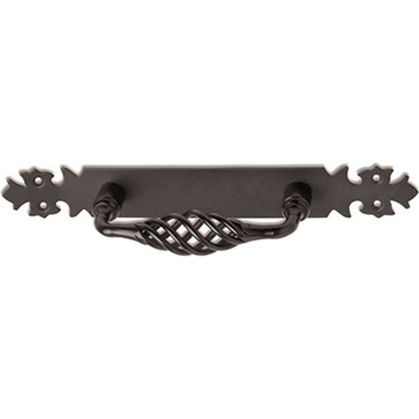 Maniglia di trazione 8810-e forgiata nera