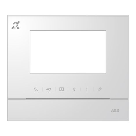 Welcome M Face Avant pour Ecran 4.3-Blanc boucle Inductive 2TMA210050W0011 ABB 52313FC-W