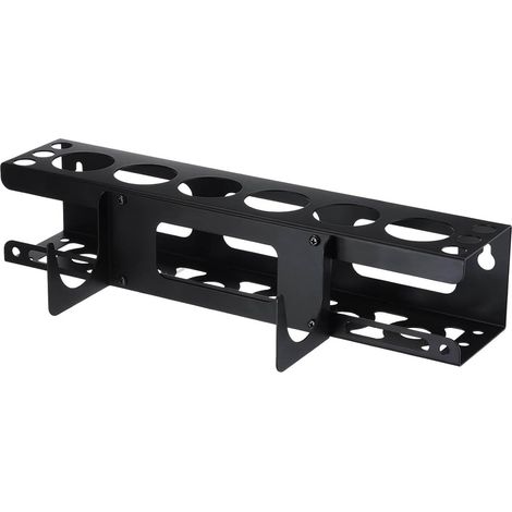 Schlauchhalterung, robuste Fettpressenhalterung aus Kohlenstoffstahl mit Befestigungslöchern, geeignet für Werkstätten und Garagen. (1/5)