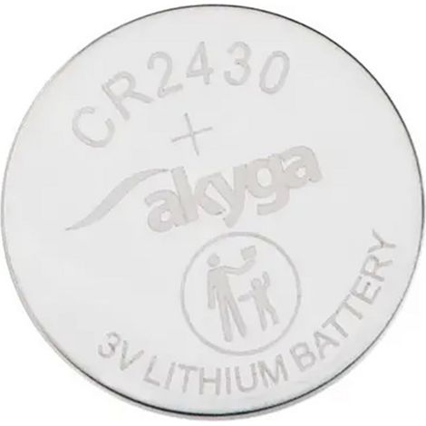 Akyga Pile bouton CR 2430 3 V 1 pc(s) 280 mAh Li-MnO2 CR2430