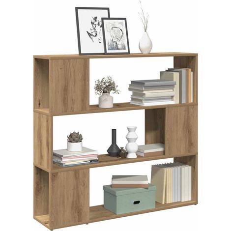 Bücherregal/Raumteiler Artisan-Eiche 100x24x94 cm