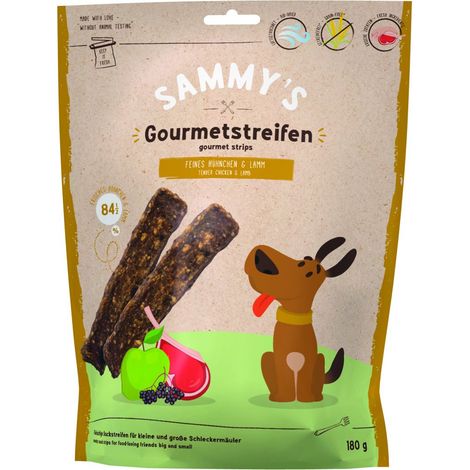 Sammys Streifen Lamm 180 g Soft Snack