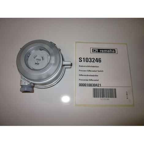 Remeha Presostato de aire Gas 310/610 EcoPro, S103246