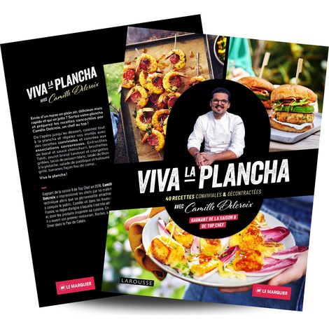 LE MARQUIER - Livre Viva La Plancha Larousse