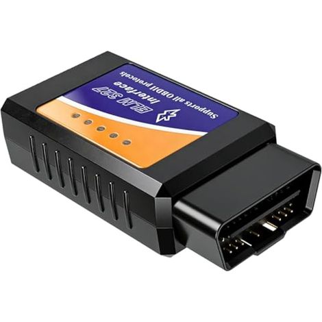 Scanner V1.5 OBD2 Bluetooth, appareil de diagnostic OBD2, adaptateur OBD II, appareil de diagnostic universel pour voiture, compatible avec iOS, Android et Windows, diagnostic automobile efficace (1/5)