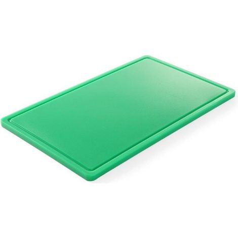 Planche à découper HACCP pour légumes GN 1/2 verte - Hendi 826133