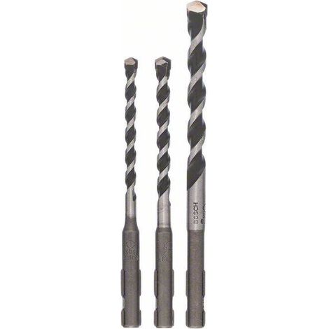 Bosch Outillages 2609256918 carbure de tungstene Jeu de forets polyvalents 3 pieces 5 mm, 6 mm, 8 mm SDS-Quick 1 set C91315 (1/5)