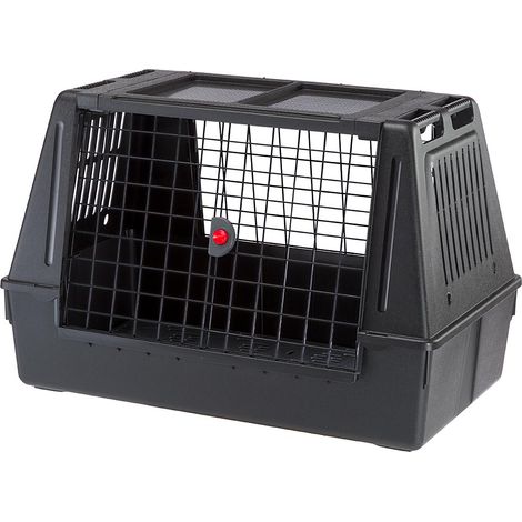 trasportino per cani da auto ferplast "atlas car 100 scenic" nero, 100x60x66 cm