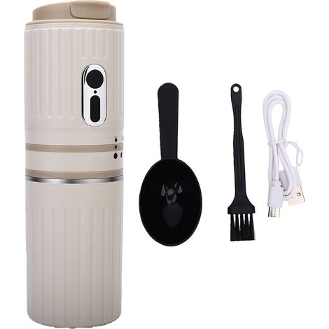 Cafetière portable, mini-moulin à café électrique, idéale pour les voyages et la maison. (1/5)