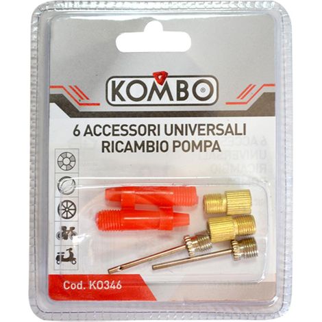 Kit 6 Accessori Universali per Gonfiaggio