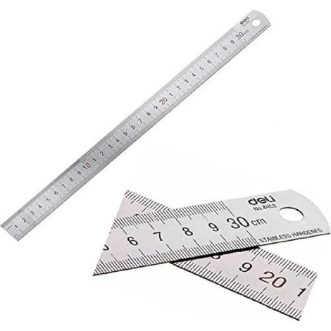 Règle Ruban 1mm à 30cm Métal Acier Règle Multifonction Marquage Cm Et Pouce