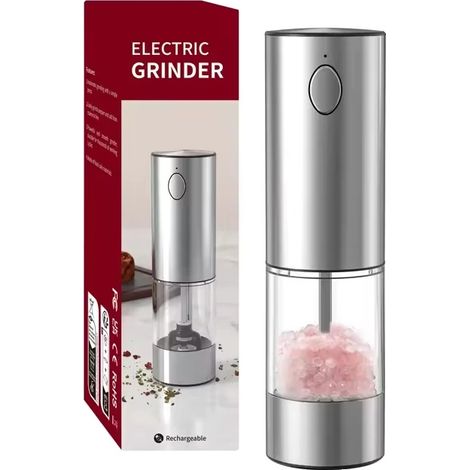 Molinillo de pimienta automático, recargable por USB, con tamaño de molienda ajustable, KYMQ-32A-H52 (1/2)