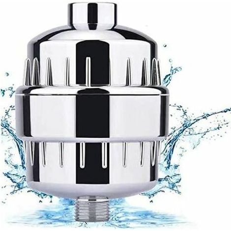 royaluxe - Filtre de douche, filtre de douche anti-calcaire - Filtre la chloramine, le fluorure et les métaux lourds, filtre de douche avec cartouches remplaçables - Adoucit l'eau dure, protège la pea (1/4)