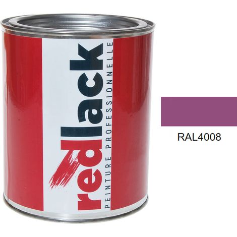 Dose 1L Lack Mehrzweckfarbe – RAL 4008 – Signalviolett – Seidenmatt – für verschiedene Oberflächen – Redlack